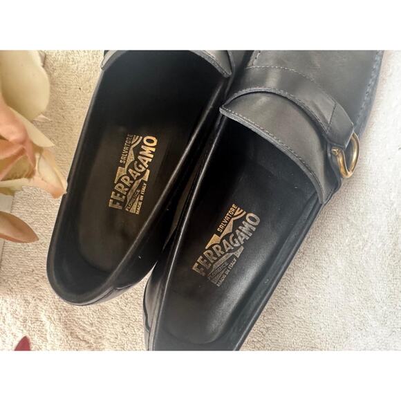 Salvatore Ferragamo bit driving loafer shoe size 8.5D (men600